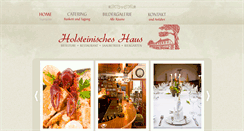 Desktop Screenshot of holsteinisches-haus-burg.de