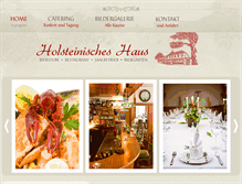 Tablet Screenshot of holsteinisches-haus-burg.de